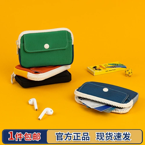 Ретро цветная карта, картхолдер с молнией, портативный кошелек, сумка-органайзер, Южная Корея