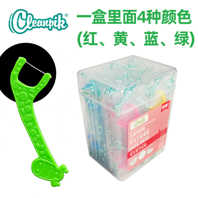 cleanpik超细儿童牙线棒长颈鹿