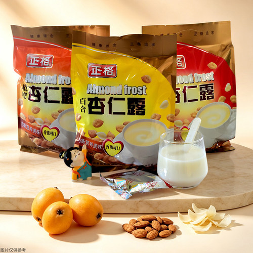 正格原味杏仁露384克独立小包
