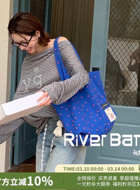 YANAG个性简约跳舞的波点托特包单肩包女25秋新款