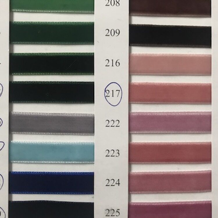 의류 포장 액세서리 3상 웨빙 A3T 단면 벨벳 리본 여러 사양 플록킹 테이프 벨벳 테이프