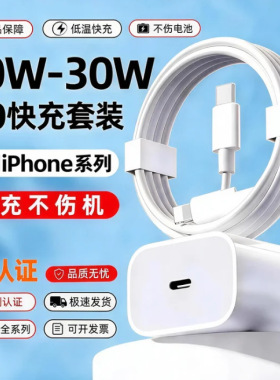 苹果PD20W快充Type-C数据线