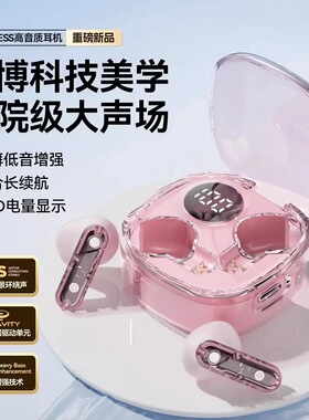透明仓20h超长续航降噪蓝牙耳机