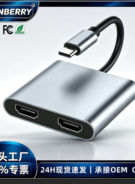 二合一Type-C转HD4KMST转换器