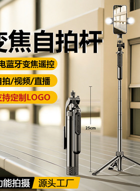 蓝牙手机直播三脚架旋转云台