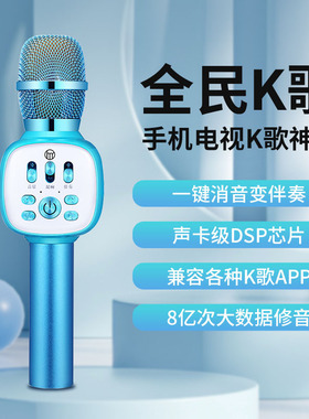 蓝牙K歌话筒音响一体早教玩具