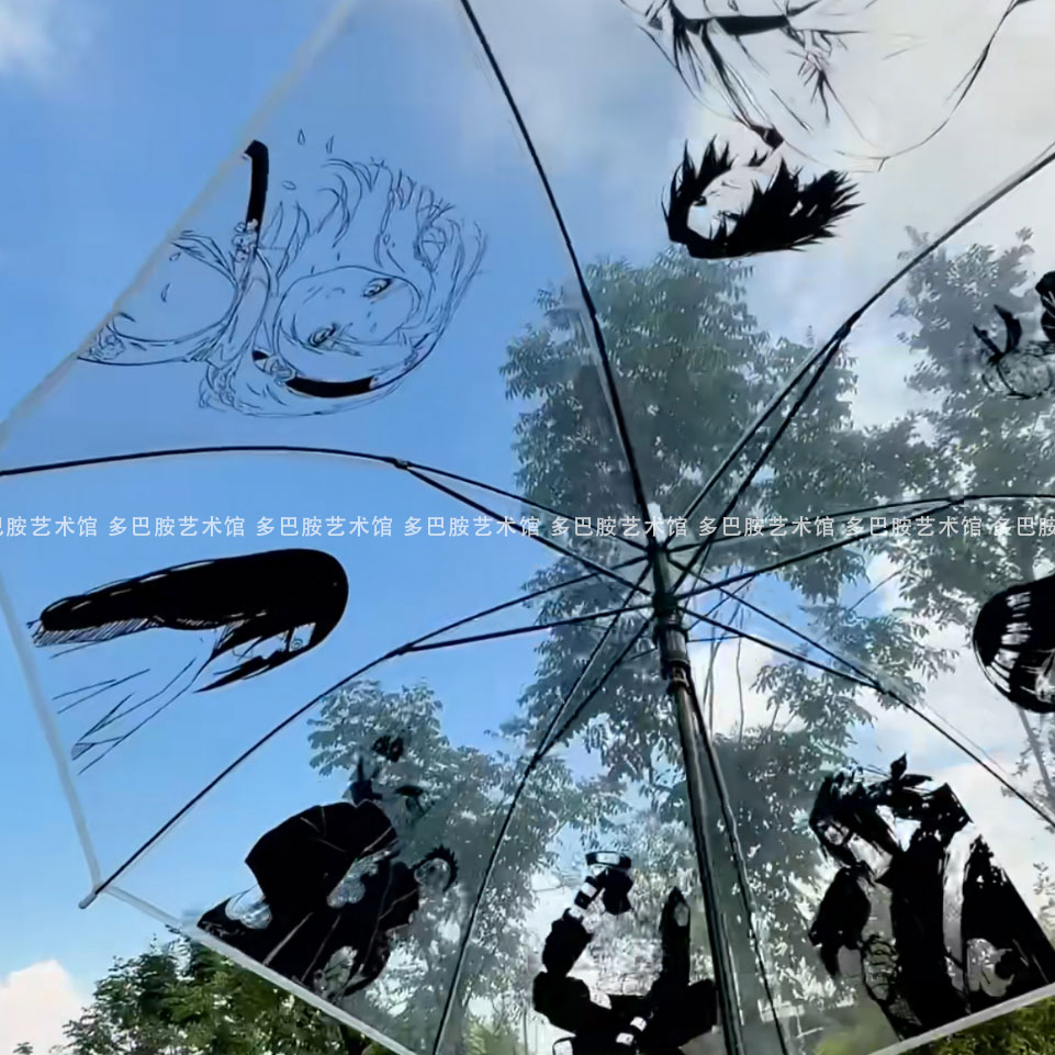 火影忍者佐助鸣小樱人周边雨伞痛伞加粗长柄透明雨伞学生礼物