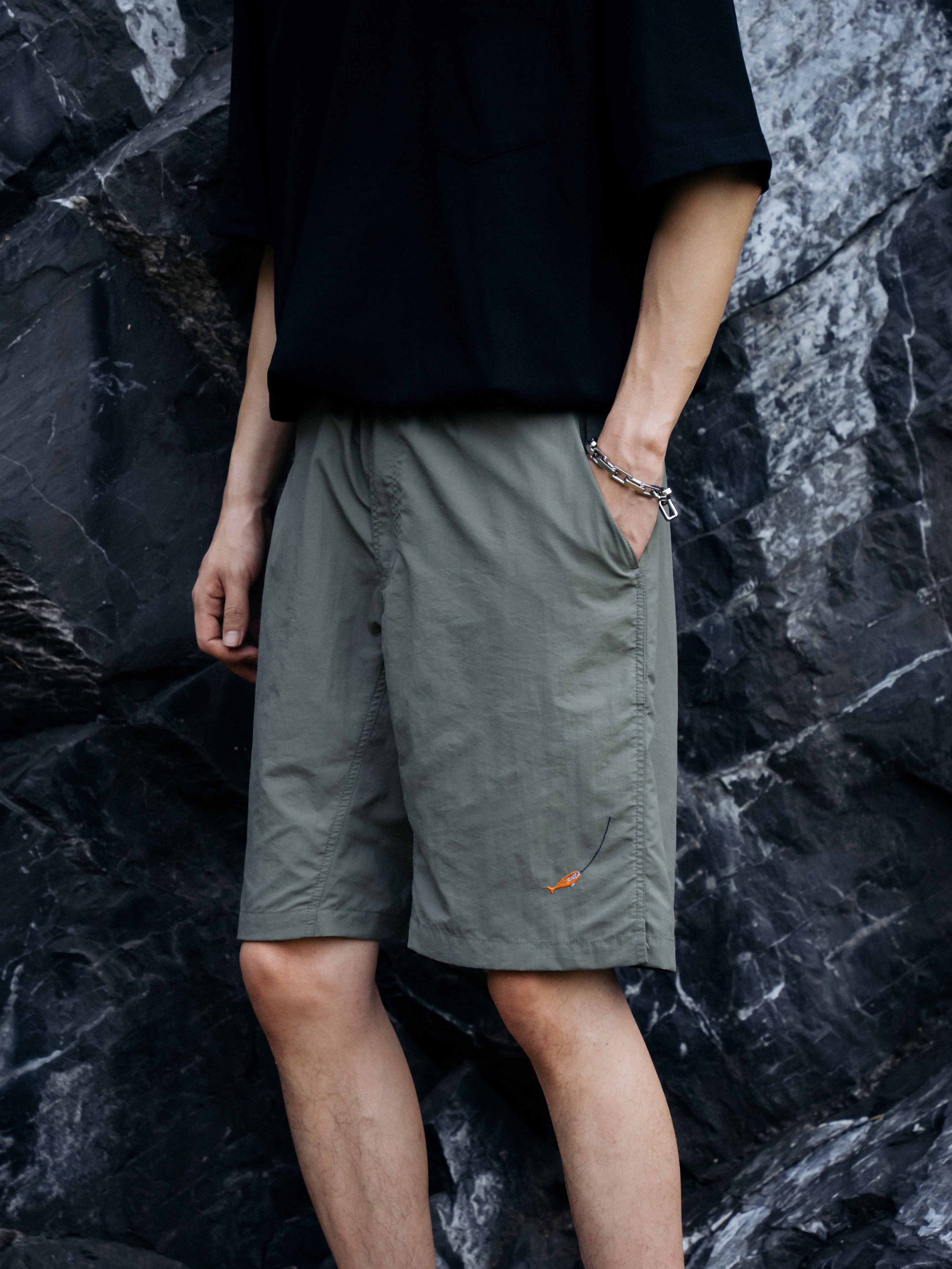 山川有物户外休闲五分裤运动短裤