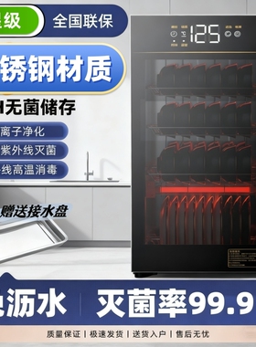 德国消毒柜家用小型桌面式不锈钢
