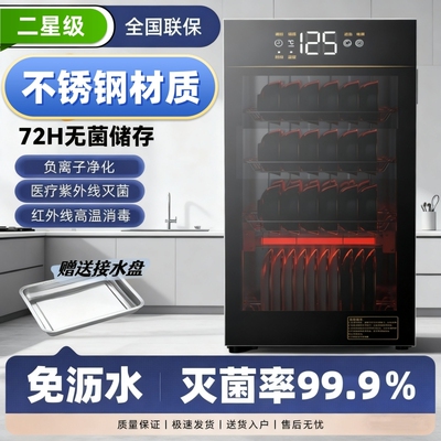 德国消毒柜家用小型桌面式不锈钢