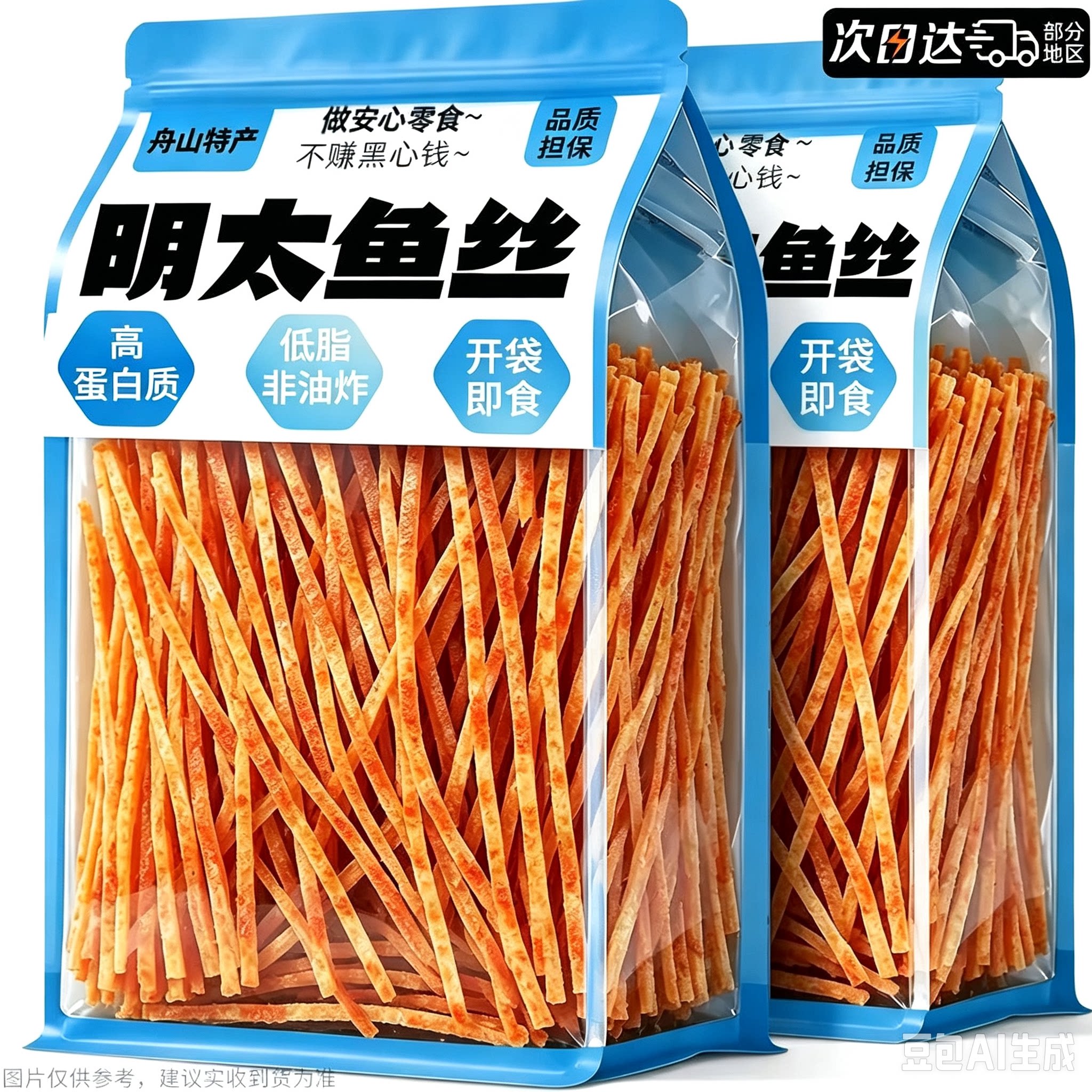 烤明太鱼丝即食舟山特产