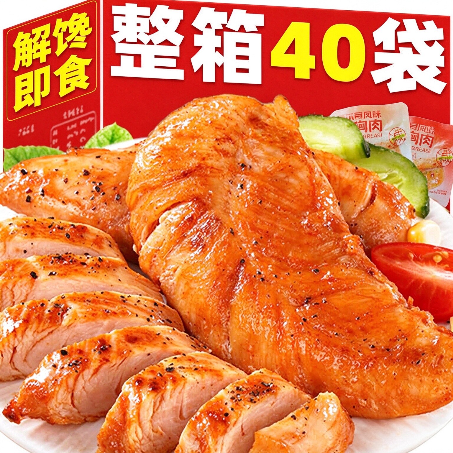 低脂鸡胸肉日期新鲜独立包装