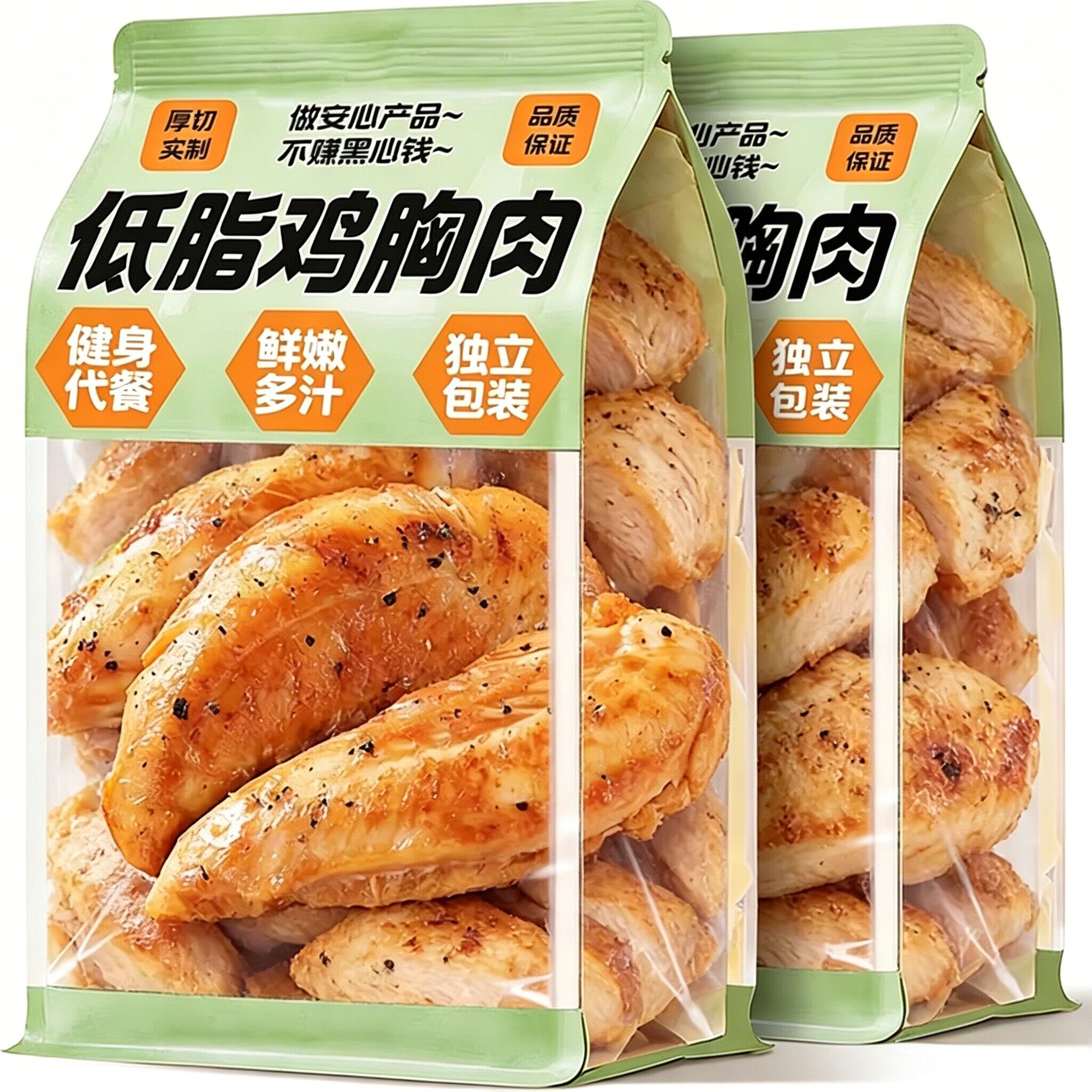 0脂鸡胸肉！健身推荐！高蛋白