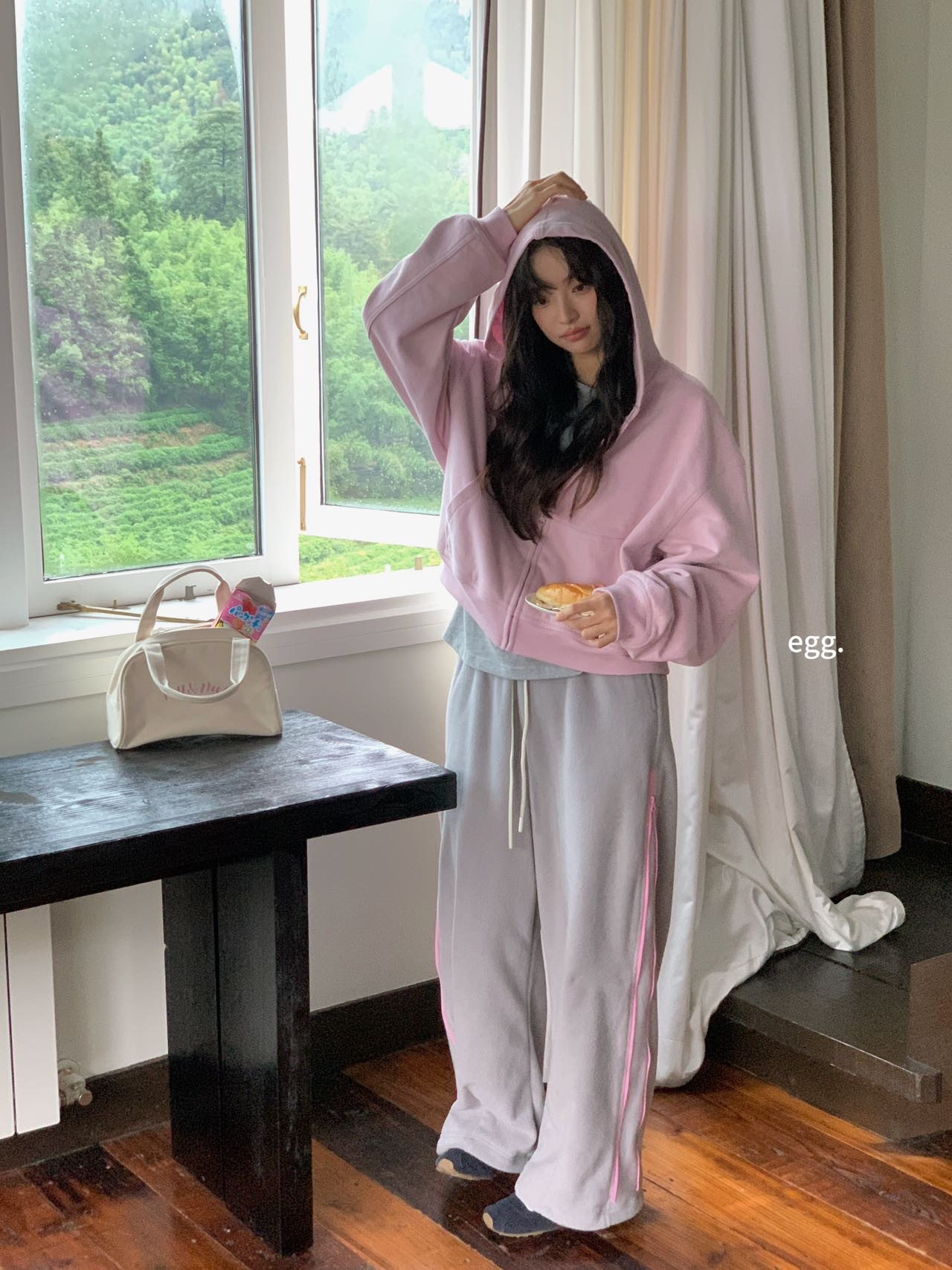 Egg 福利特价 冬款摇粒绒休闲卫裤 超细摇粒绒 面料超软休闲慵懒