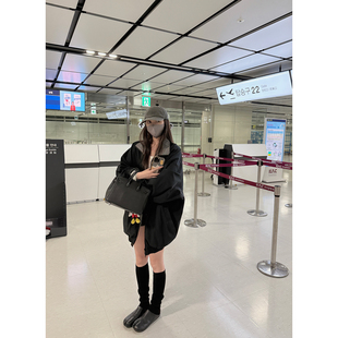 重工私服系列双面可穿超大件时髦帅气格子冲锋衣 shop Here yaya