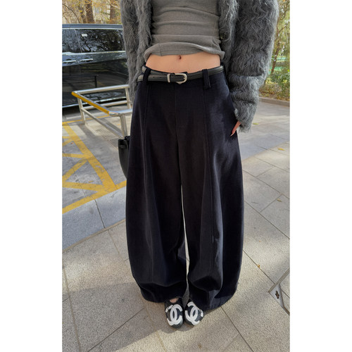 Here yaya shop 店主怒推bi入款巨洋气灯芯绒复合绒小版气球裤