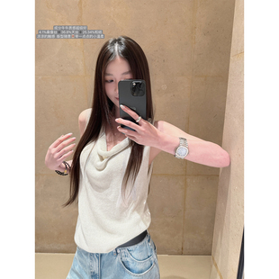 天丝和纸纱针织衫 芝芝雪芙一点点温柔 随意调调桑蚕丝