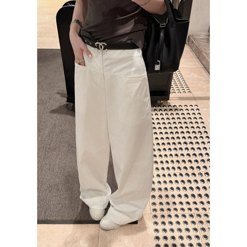 Here yaya shop 4.8 波子盐汽水显腿直水洗棉质前口袋直筒工装裤