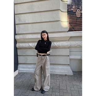 直筒裤 Here 10.20气氛图书馆时髦随意感好驾驭加厚工装 shop yaya