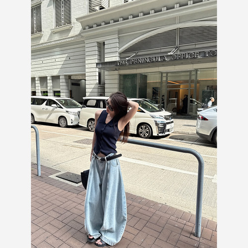 Here yaya shop 本期重磅推荐有份量洋气炸裂高品气球牛仔裤