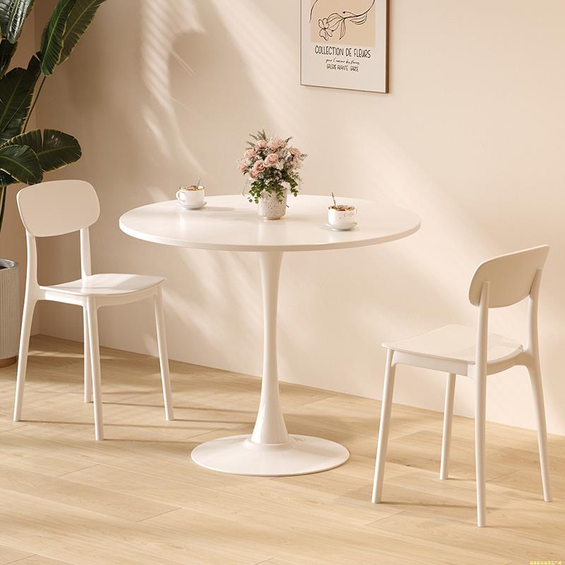 桌子餐饮商用奶茶汉堡店桌椅套装快餐店面馆出租房家用小户型饭桌