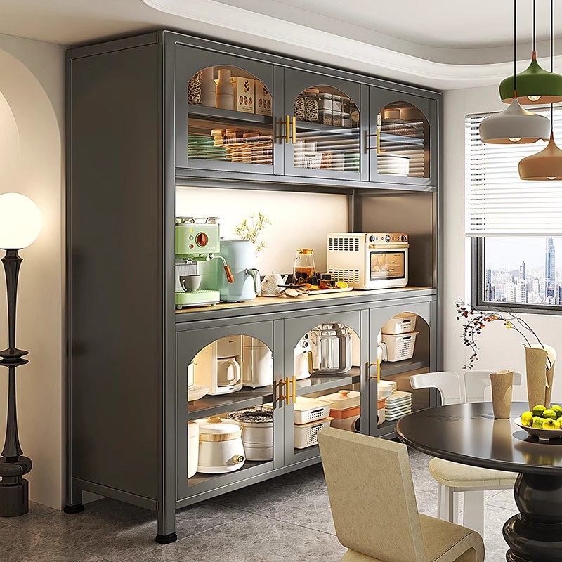 厨房置物架餐边柜落地多层加宽靠墙一体储物柜微波炉收纳架橱柜,厨房/烹饪用具,厨房置物架/置物柜/角架,淘宝优惠券,粉丝福利购,淘宝优惠卷