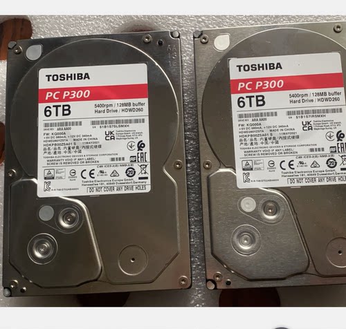 东芝6tb7200转监控硬盘