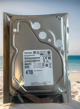 Toshiba/东芝 MD04ABA400V 4TB监控级硬盘128M 3.5寸SATA3 垂直盘