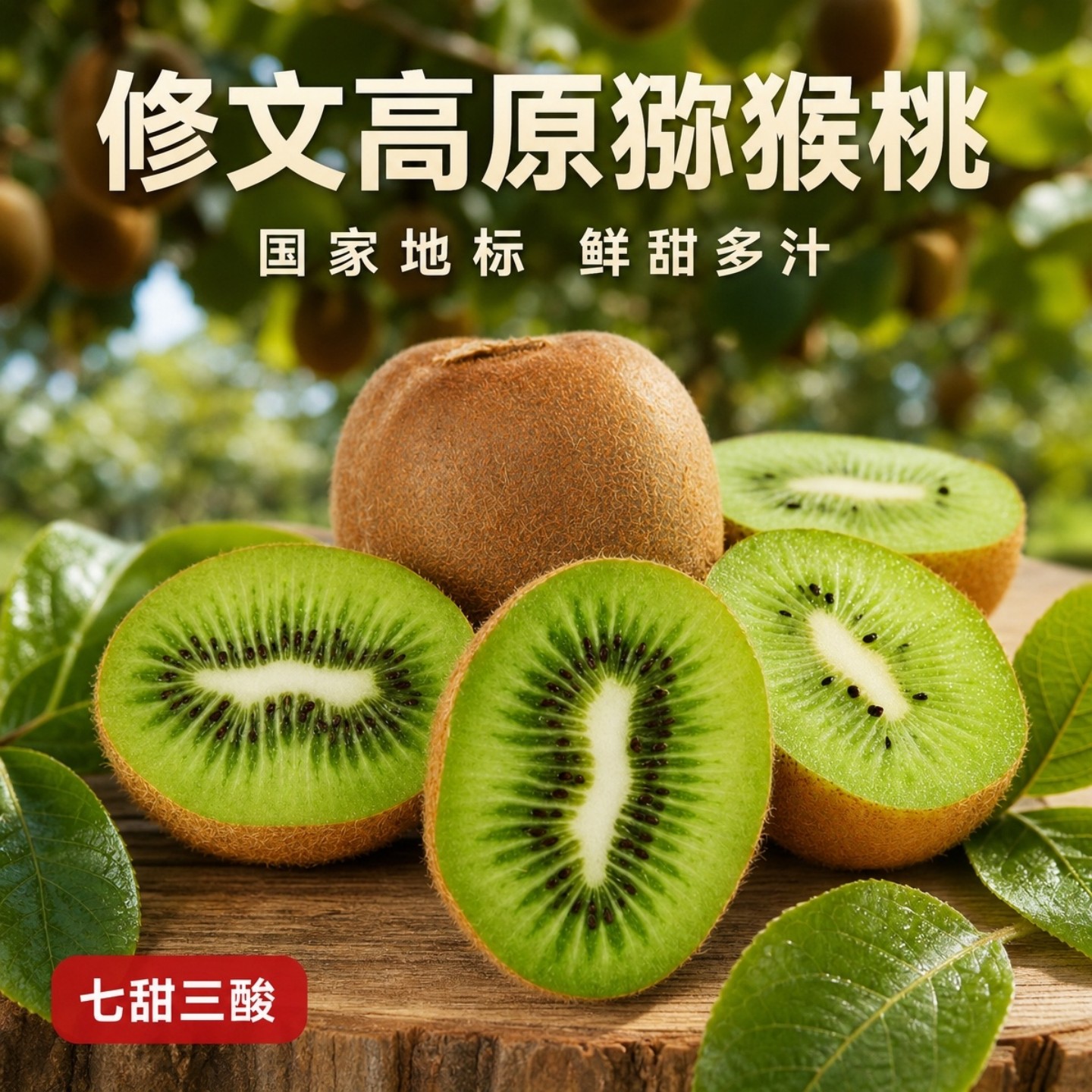 正宗贵州修文猕猴桃应季奇异果