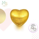 周生生 Золотой браслет с одной бусиной в форме сердца, 3D