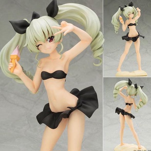 现货 寿屋 少女与战车 剧场版 安丘比 泳装 队长 1/7 PVC 手办
