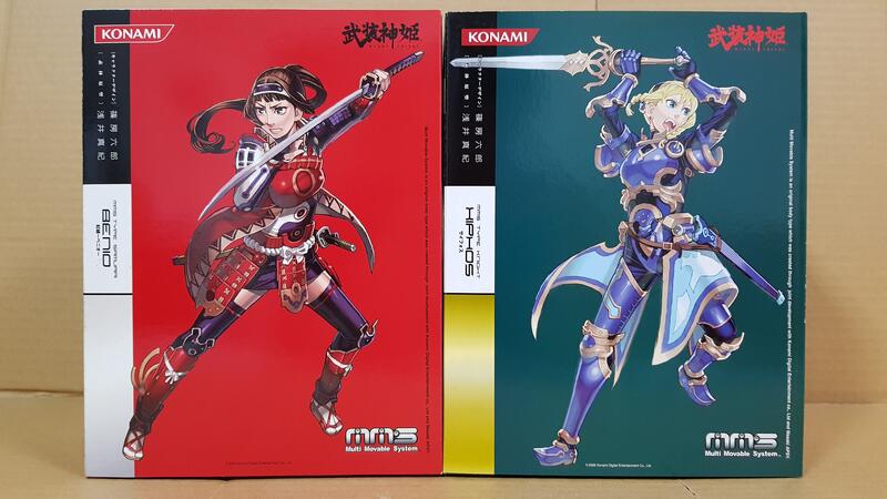 现货 武裝神姬 mms 武士型紅緒 騎士型 兩款合售 正品可动手办