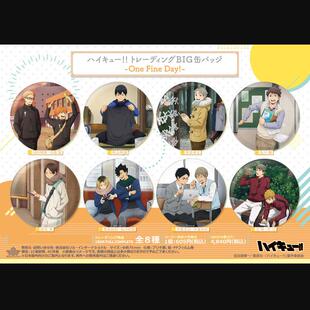 One 盒蛋8入 现货 排球少年 大胸章收藏集 徽章 Day SOL Fine