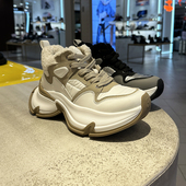 MIO米奥厚底鞋 M246666001 加绒休闲老爹鞋 子靴子高帮鞋 女2024新款