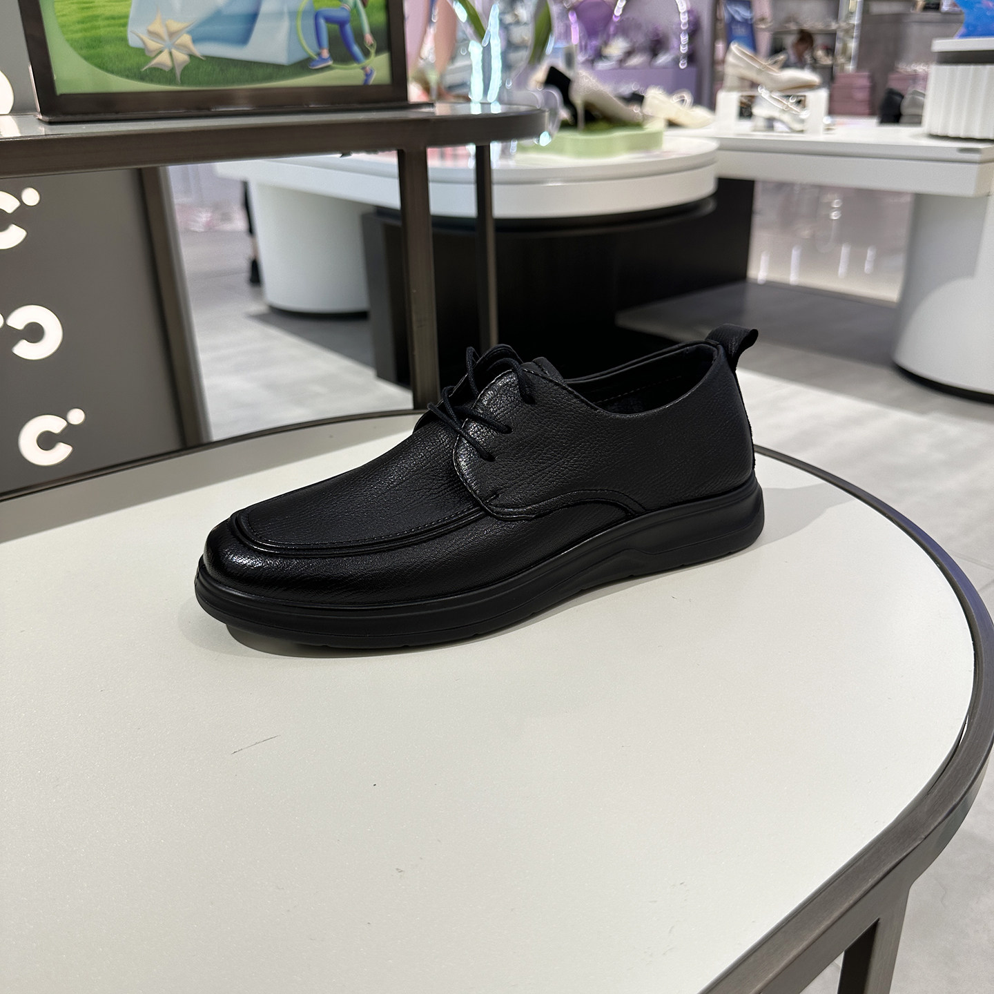千百度商场同款正品休闲皮鞋