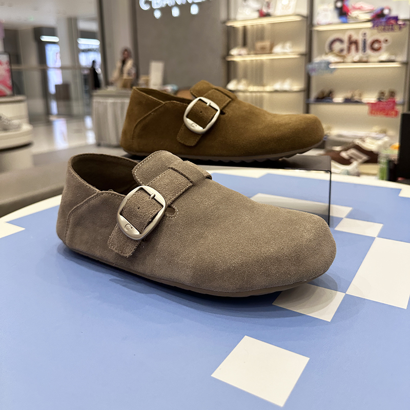 千百度勃肯鞋女鞋商场同款正品