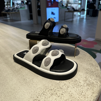 米奥商场同款正品一字拖