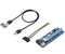 USB3.0 TO PCIE ADAPTER 1X TO 16X GRAPHICS CARD GPU EXTENSION CABLE DUAL 6PIN LIGHT V009S EXPANSION CARD