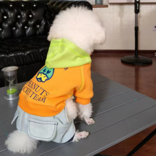 吉米娃娃宠物狗狗衣服秋冬装泰迪比熊博美小型犬休闲运动四脚衣