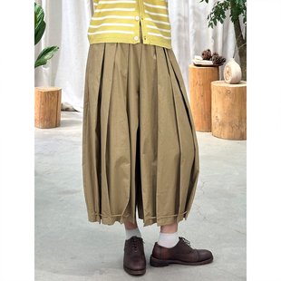 掂量女装 新款 设计感纯色九分裤 百搭宽松显瘦简约L3V01Z15347 秋季