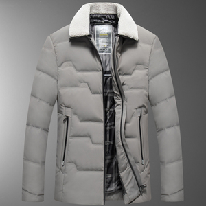 92001/P190中老年休闲商务羽绒服外套中青年爸爸羽绒衣外套图片