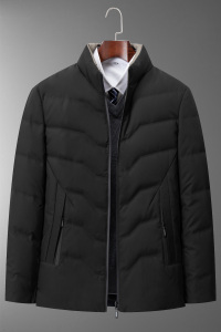 92002/P165商务休闲羽绒服男装中青年爸爸羽绒衣外套图片