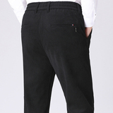 主推大爆版9811/P55商务裤加绒加厚中老年高腰松紧腰灯芯绒爸爸，男装休闲裤，星座1216