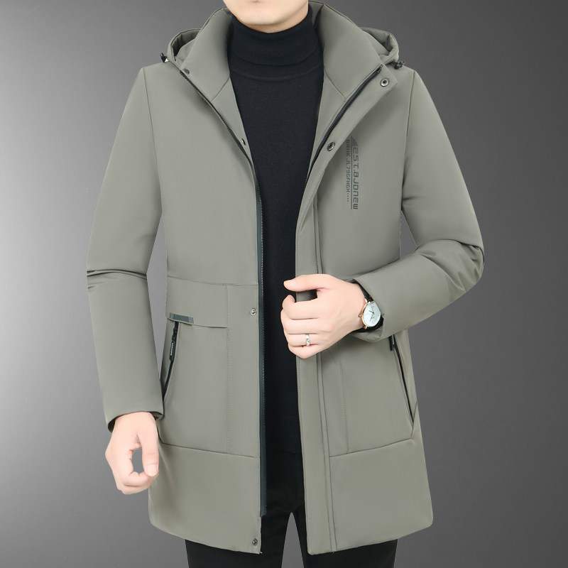 主推款！2188/P95商务服装爸爸棉服中老年休闲棉衣中长款外套图片