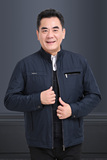 长年款510/P60春秋款老人休闲夹克外套中老年爸爸立领茄克上装，男装夹克，星座1216