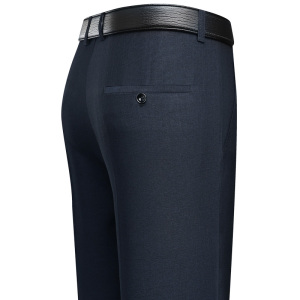 708/P30男士正装夏季薄款西裤休闲商务中老年爸爸宽松直筒长裤图片