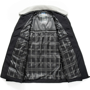 92001/P190中老年休闲商务羽绒服外套中青年爸爸羽绒衣外套图片