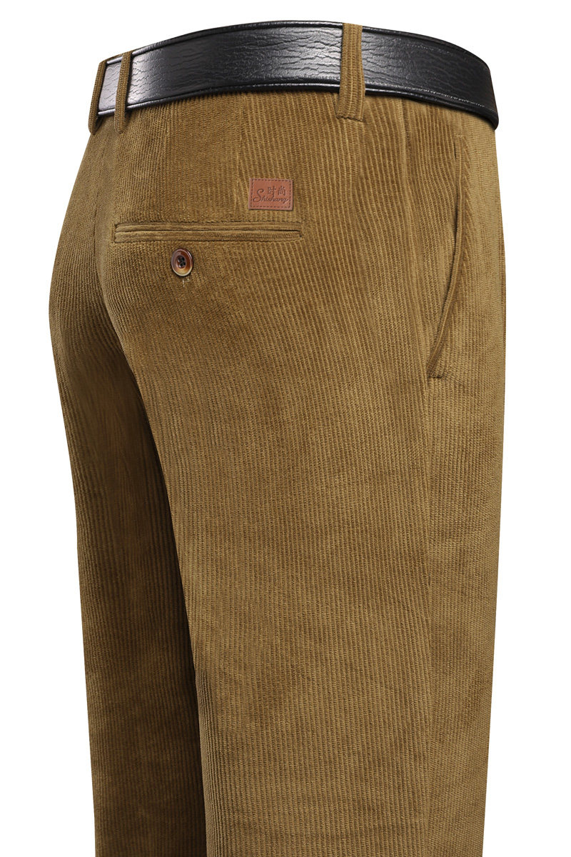 主推款！971/P45中老年秋冬裤子高腰宽松灯芯绒长裤爸爸商务裤子,男装休闲裤,星座1216