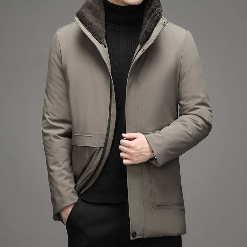 冬装主推2196/P100爸爸棉服中老年棉袄中长款保暖商务棉衣,男装棉衣,星座1216