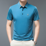 2327/P30商务短袖t恤男中青年爸爸薄款休闲半袖polo衫男装薄款，男装Polo衫，星座1216